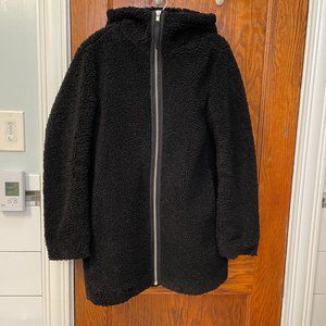 Black Sherpa Coat